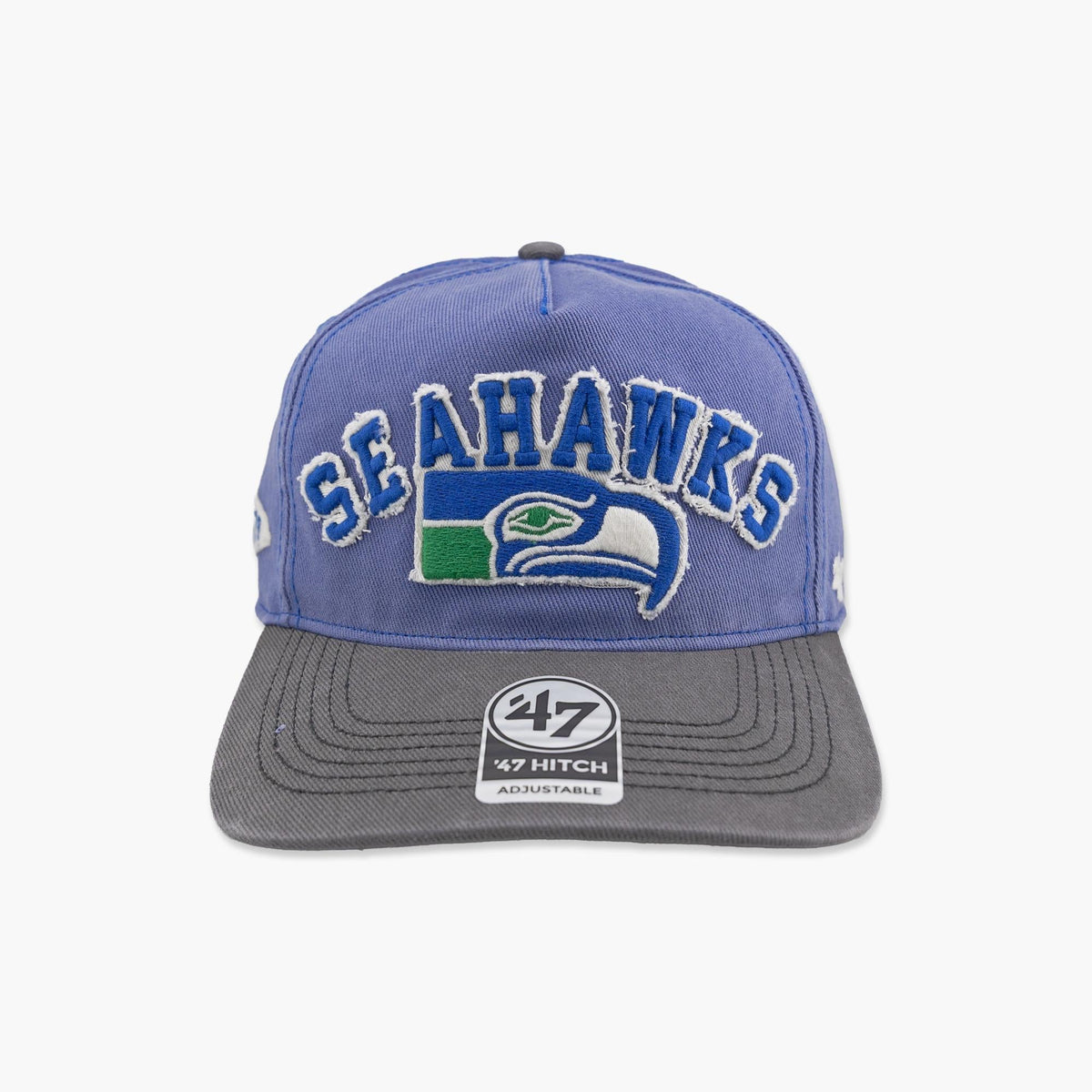 Seattle Seahawks Thrift Blue Calderwood Hitch Snapback
