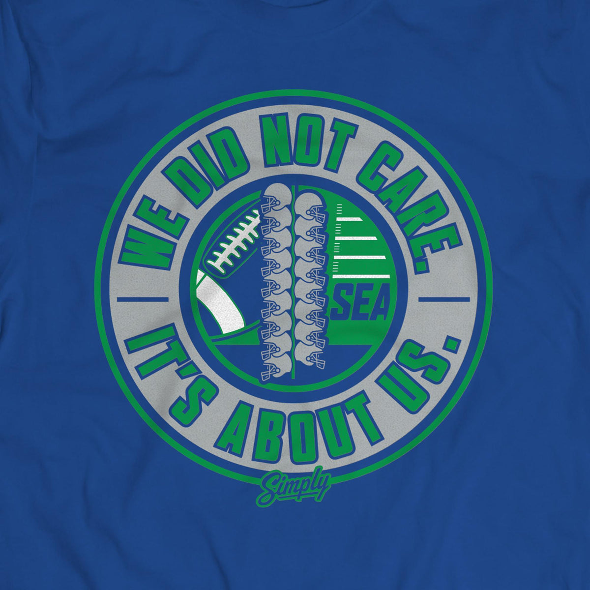 Royal We Did Not Care Badge T-Shirt