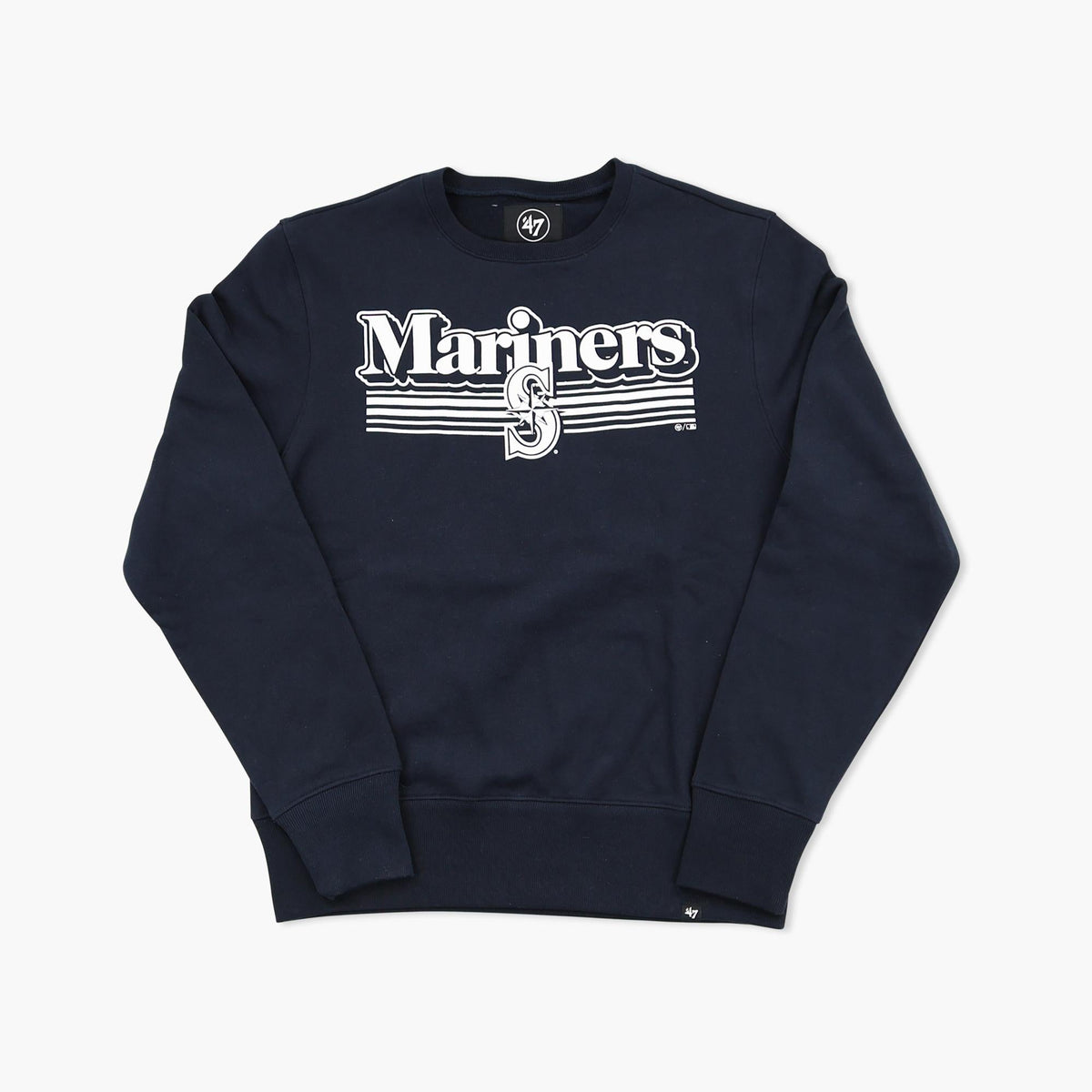 Seattle Mariners Batter's Box Navy Crewneck