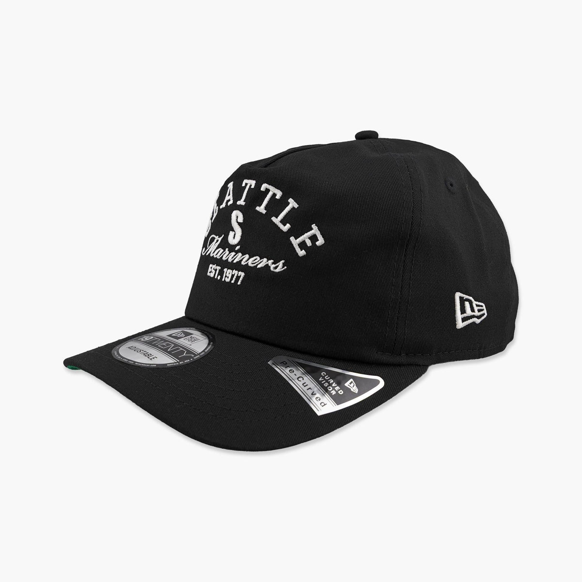 Seattle Mariners Steelheads Black Stacked Golfer Snapback