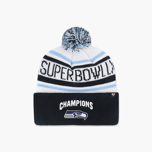 Seattle Seahawks Party Zone Super Bowl LX Champions Beanie