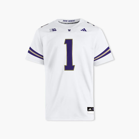 Washington Huskies Adidas 2025 White Away Jersey