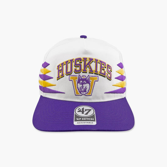 Washington Huskies White Diamond Dawgs Hitch Snapback