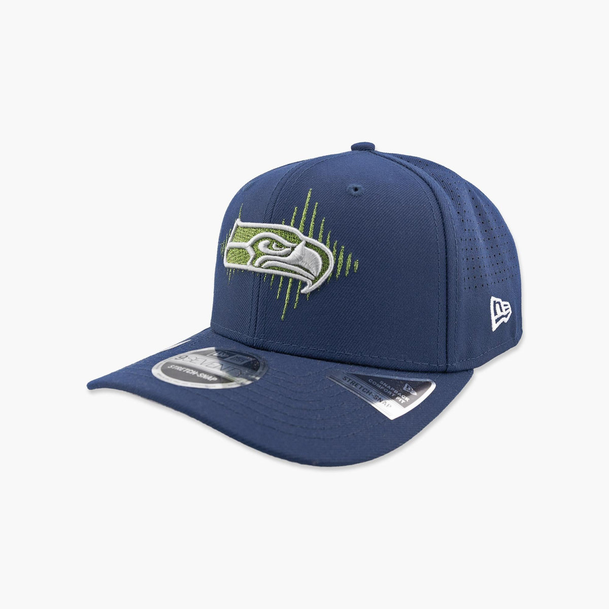 Seattle Seahawks Navy Soundwave Rivalry Stretch Snapback