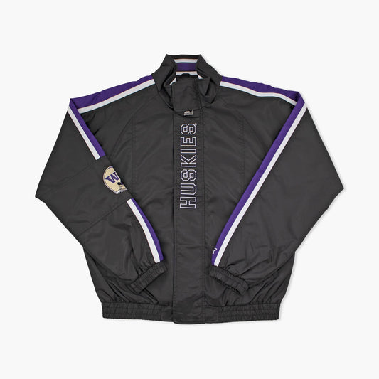 Washington Huskies Starter Black Nylon Jacket