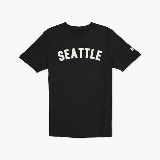 Seattle Mariners Steelheads Black Wordmark T-Shirt