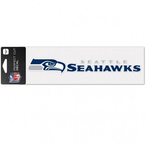 Seattle Seahawks 3x10 Wordmark Logo Sticker Decal