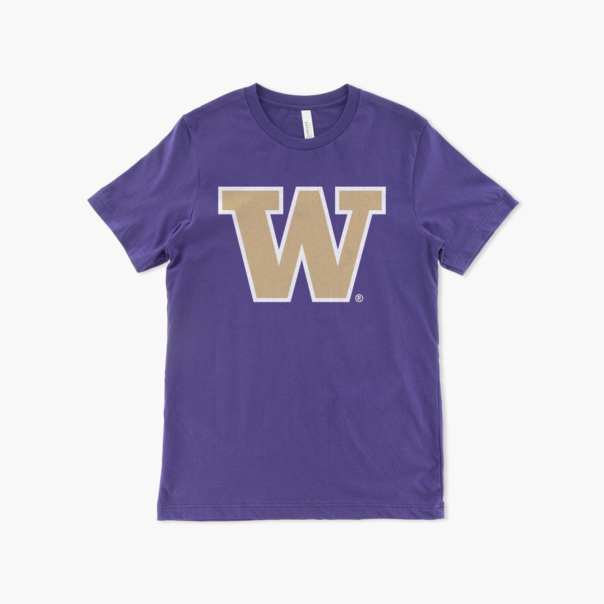 Washington Huskies Purple Primary Logo Youth T-Shirt - Simply