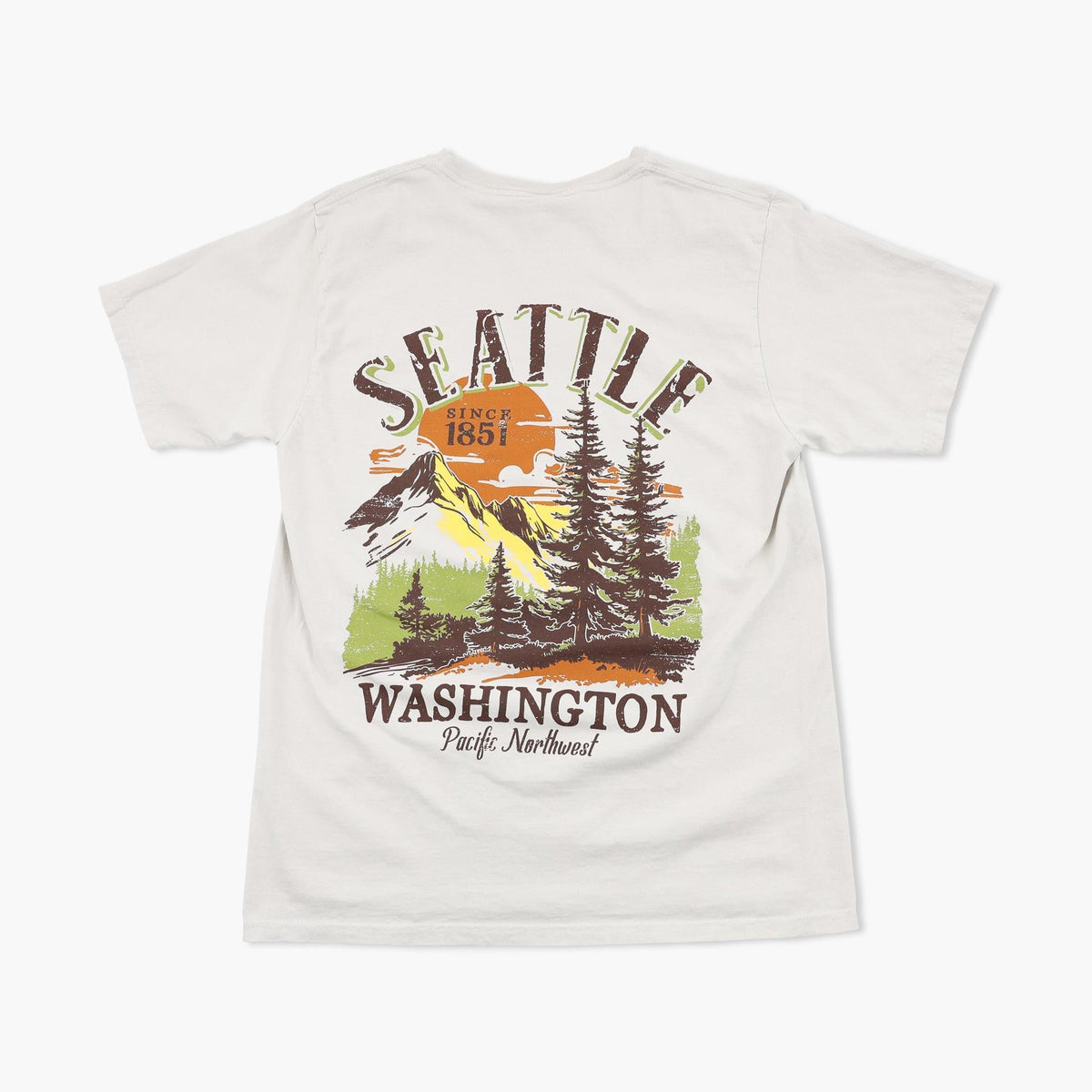 Highside Mountains Cement Seattle T-Shirt
