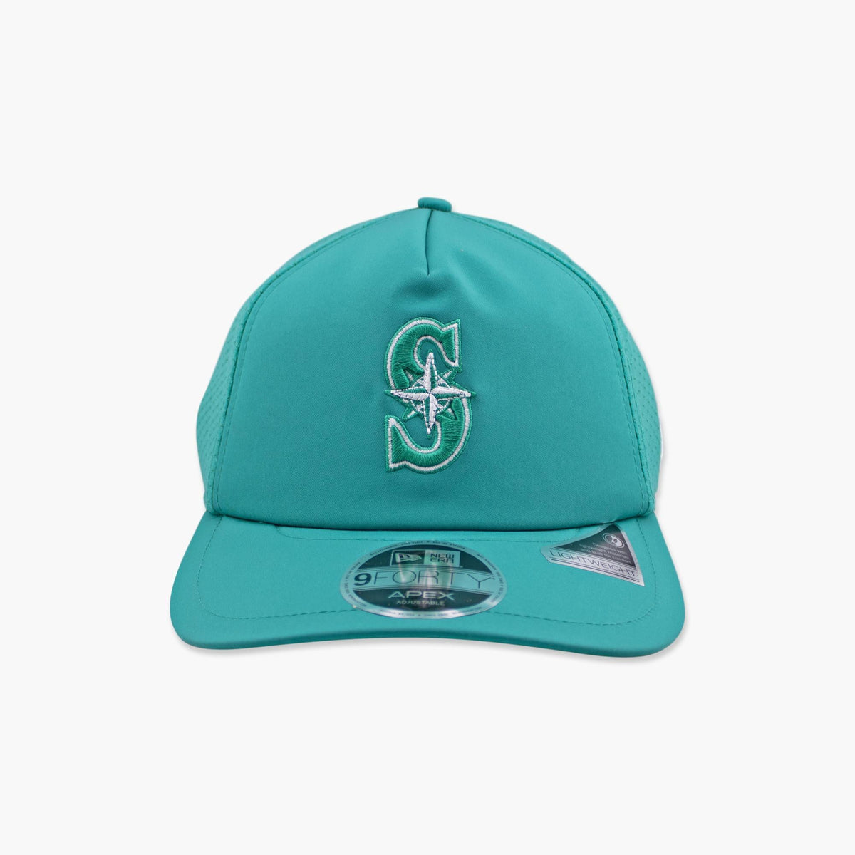 Seattle Mariners 2026 Batting Practice Teal "S" Apex Trucker Hat