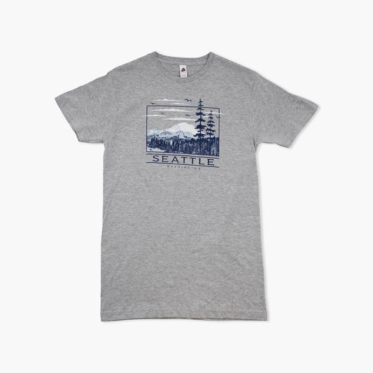 Nowhere Fast Heather Grey Seattle T-Shirt