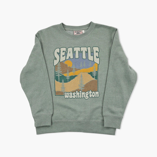 Ease Up On Pea Seattle Youth Crewneck