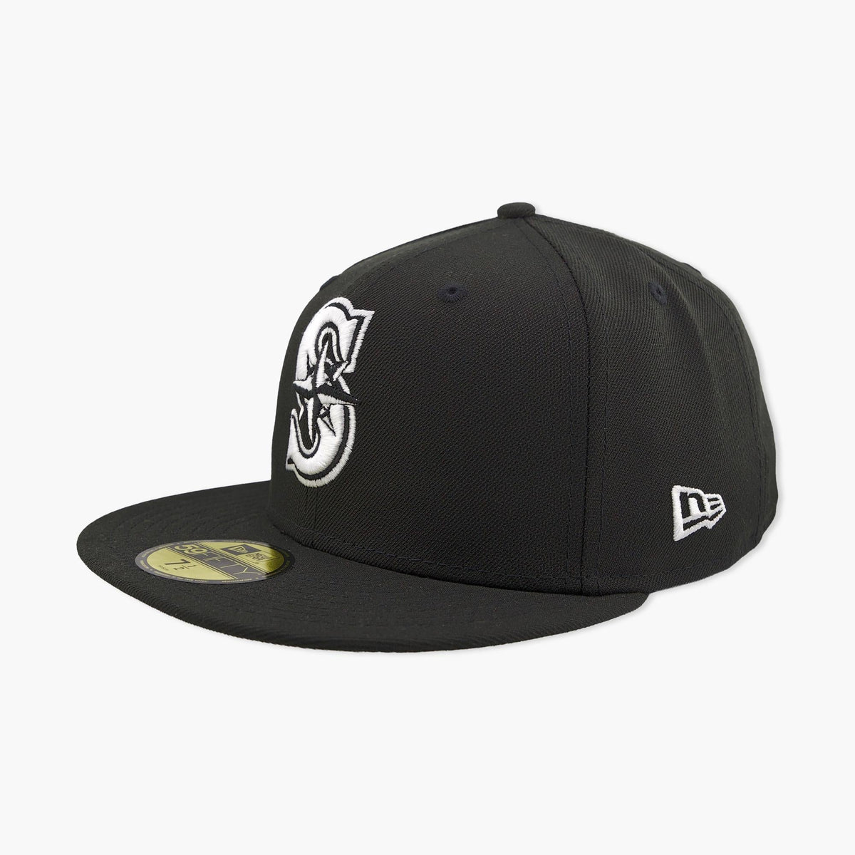 Seattle Mariners Dark Seas Black Fitted Hat