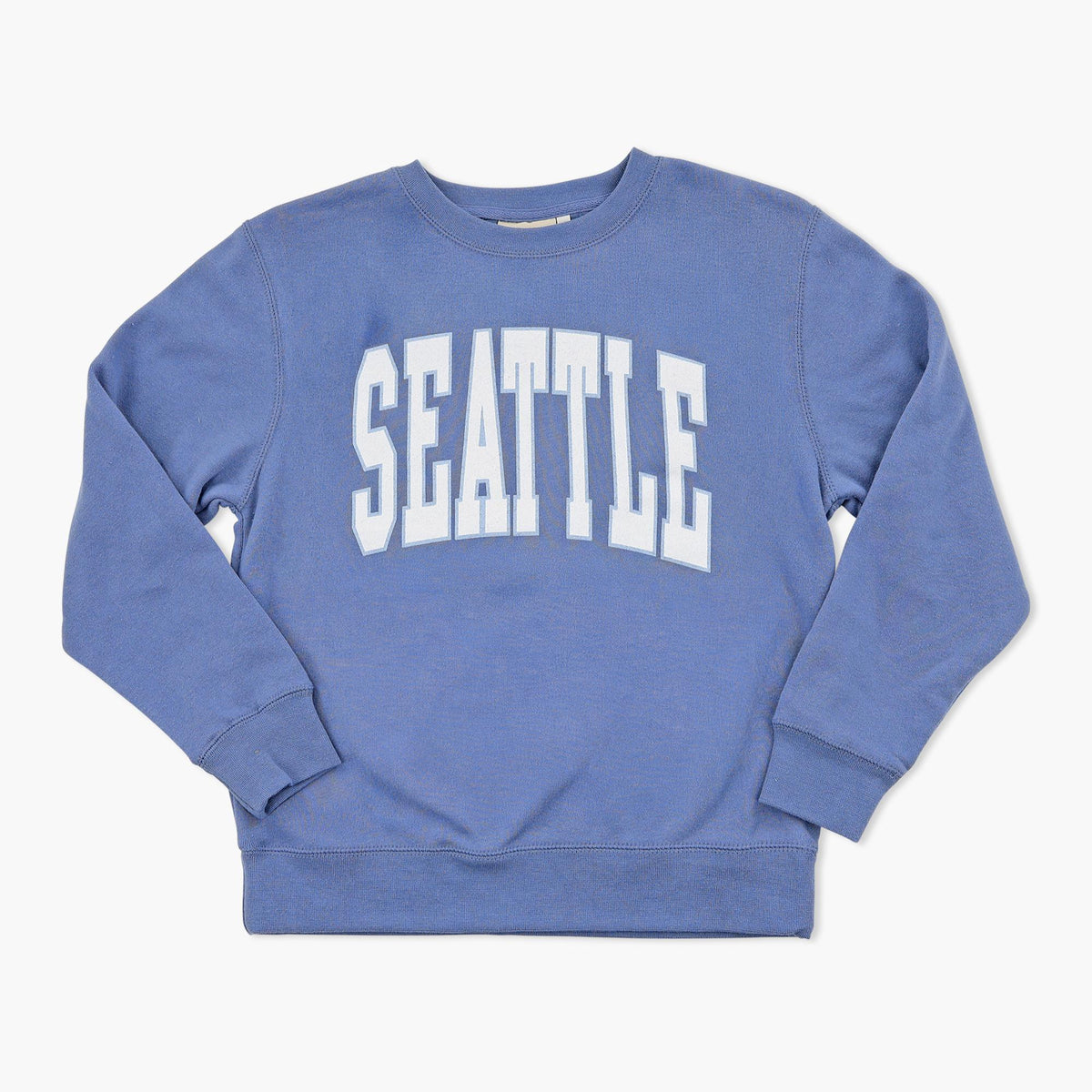 Gigante Slevedge Blue Seattle Youth Crewneck