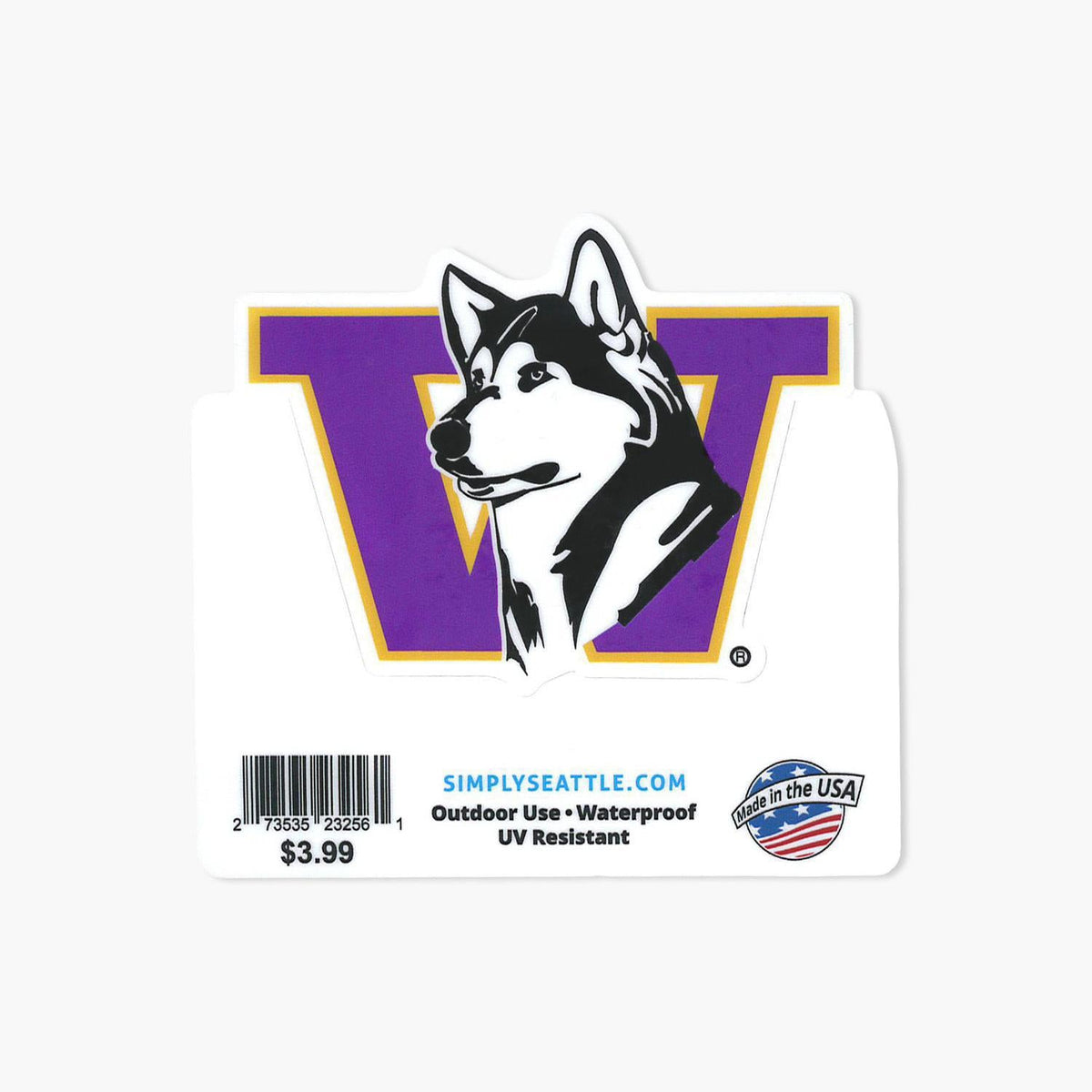 Washington Huskies Dubs Up Sticker