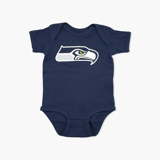 Seattle Seahawks Navy Onesie