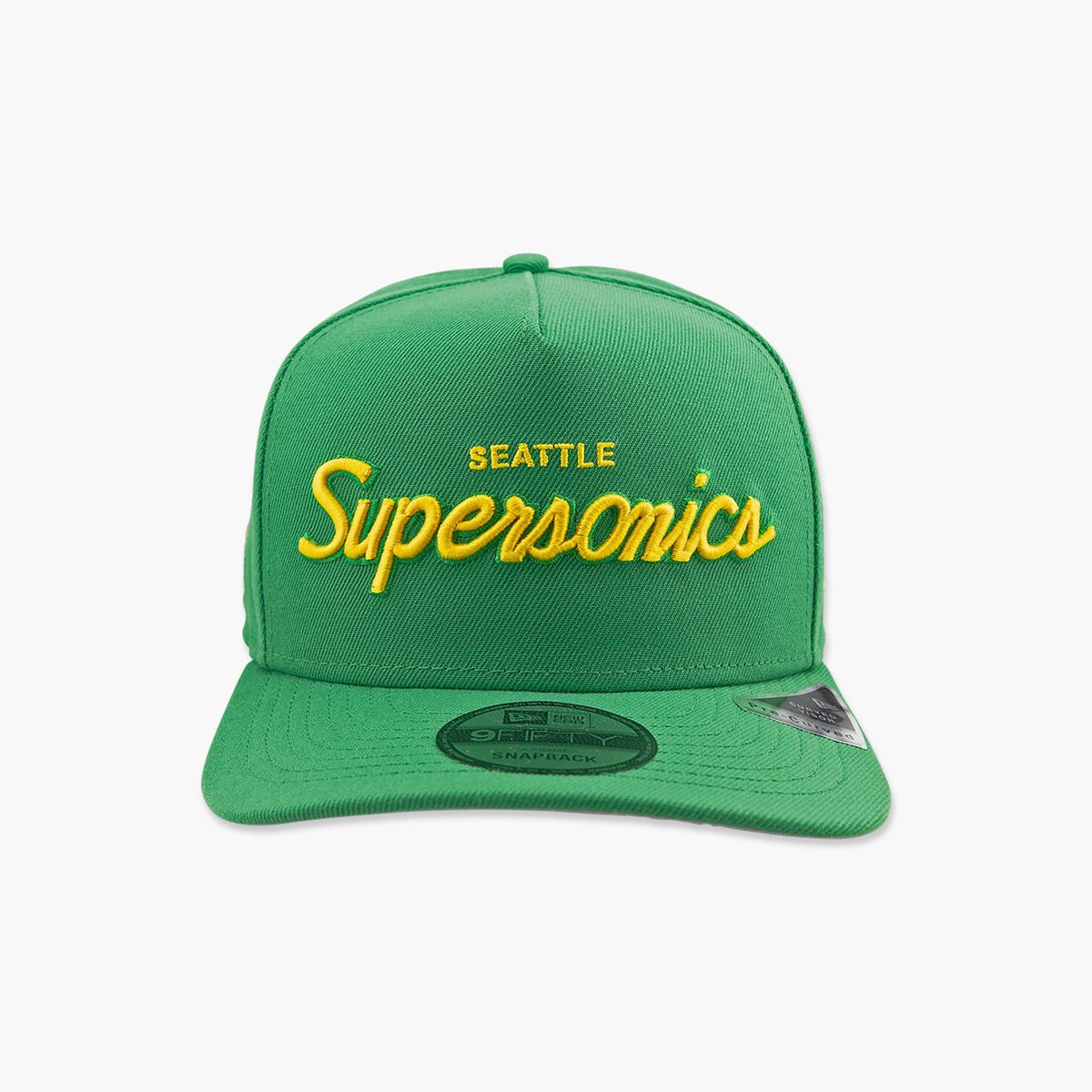 Seattle SuperSonics Script A-Frame Snapback