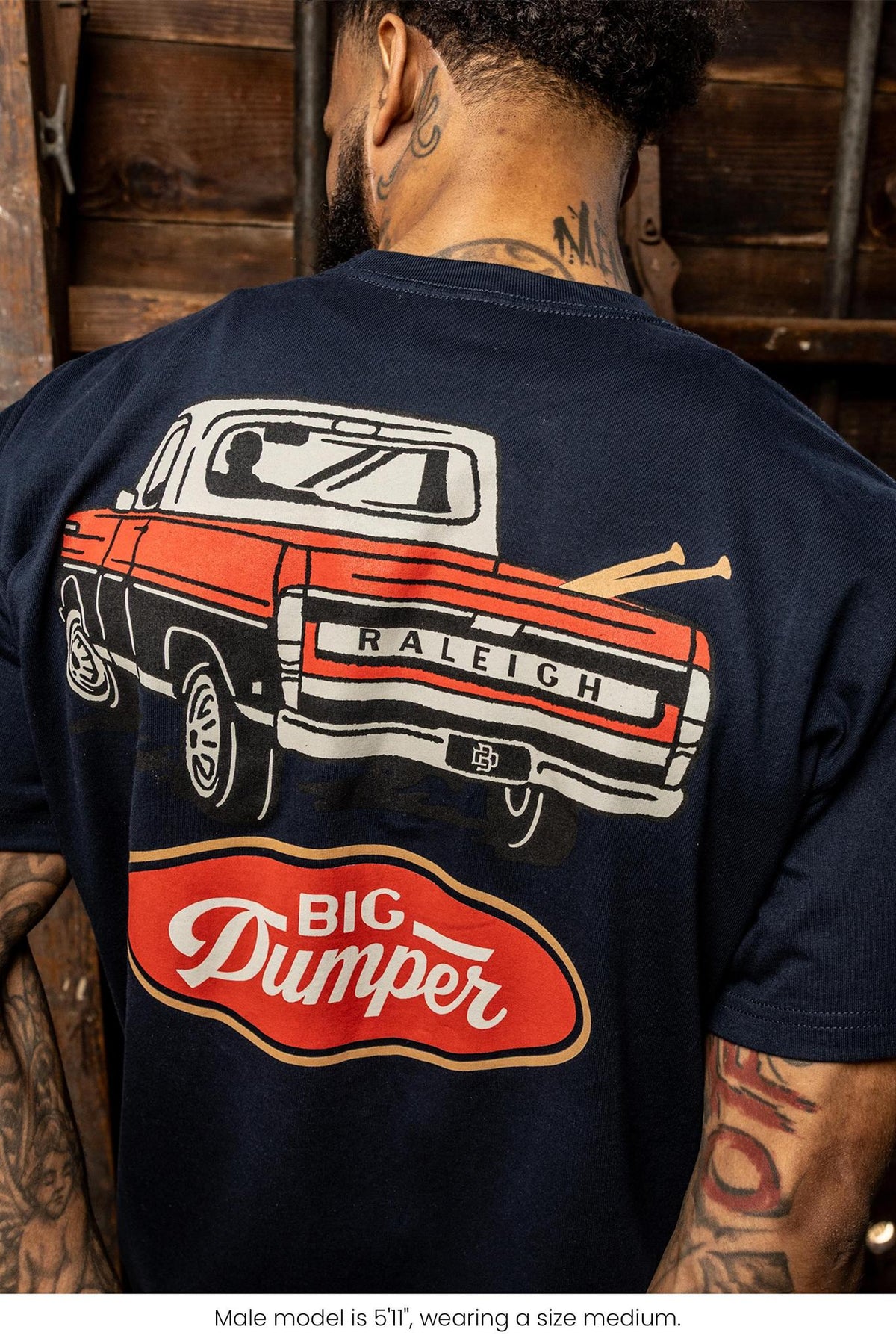 The Blue Collar Navy T-Shirt, Big Dumper Collection