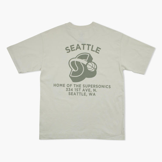 Seattle SuperSonics Sandstone Home Court Premium T-Shirt