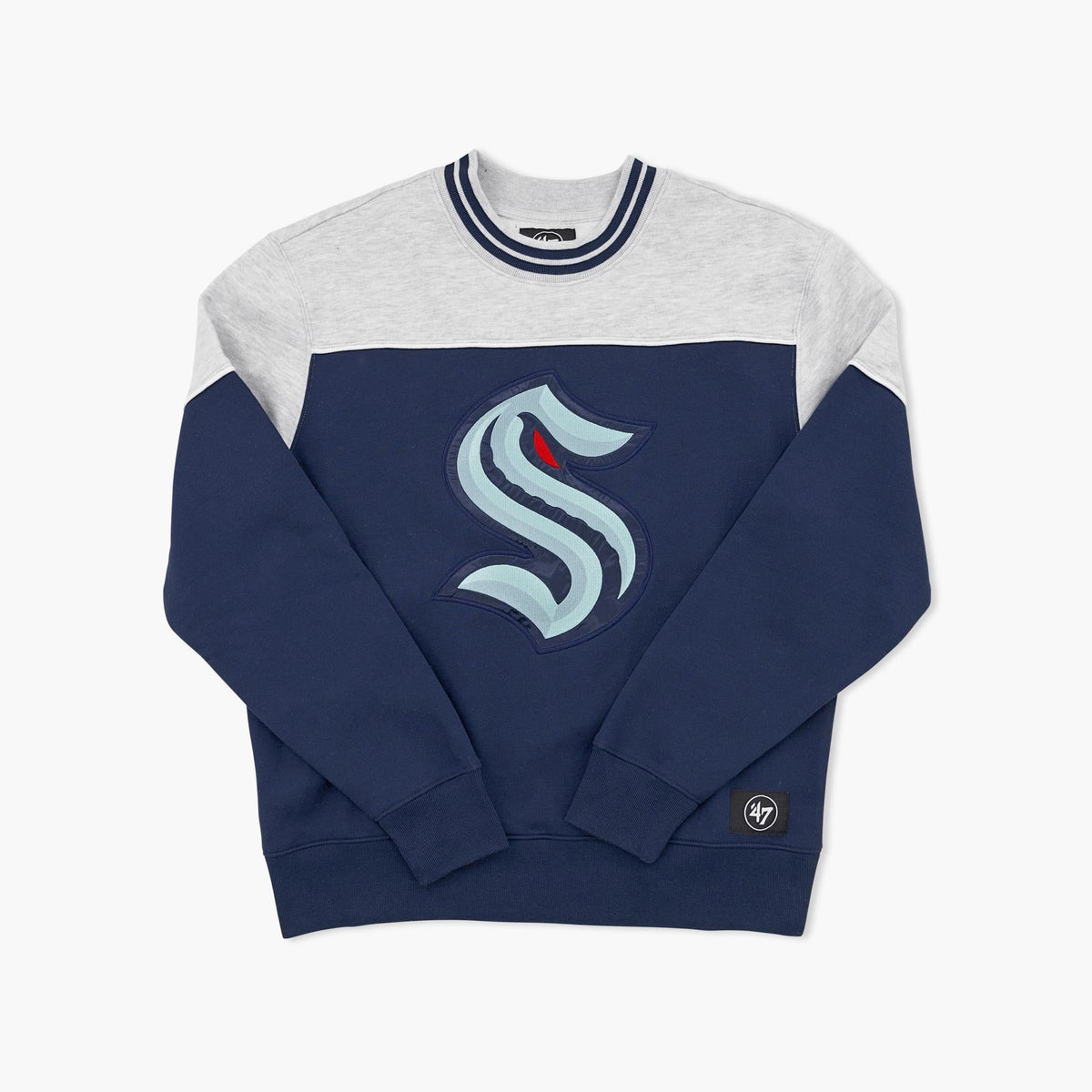 Seattle Kraken Satin Lock Bryson Crewneck