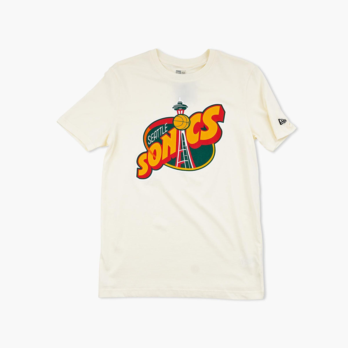 Seattle SuperSonics Cream Space Needle T-Shirt