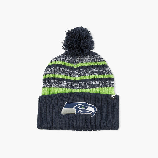 Seattle Seahawks Navy Tavern Tonal Cuff Beanie