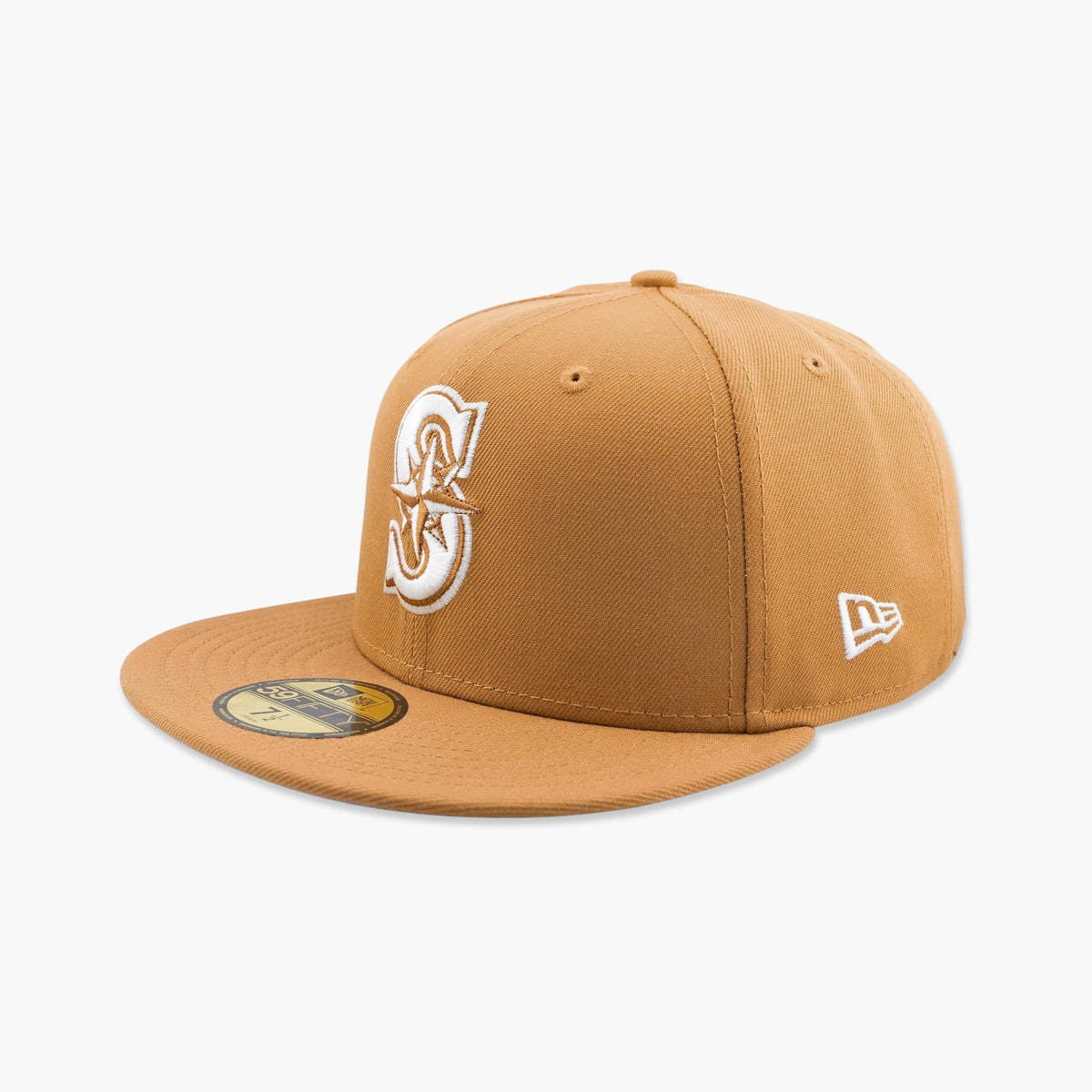 Seattle Mariners Bronze Primary Logo Fitted Hat