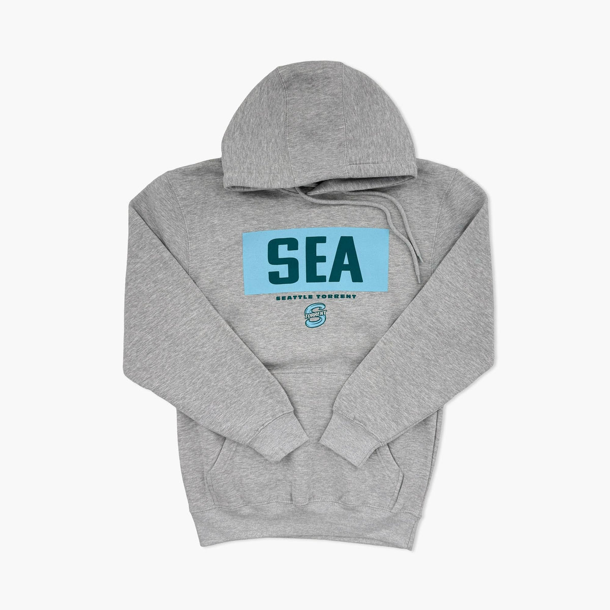 Seattle Torrent Hockey Crossbar Heather Gray Hoodie - Youth