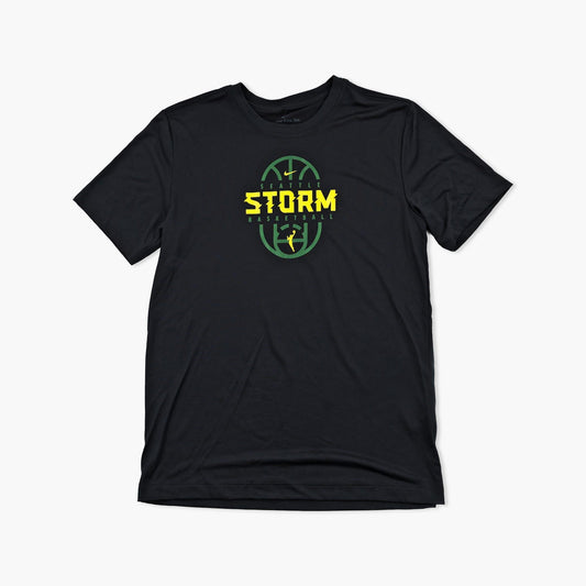 Seattle Storm Black On Court Legend Performance T-Shirt