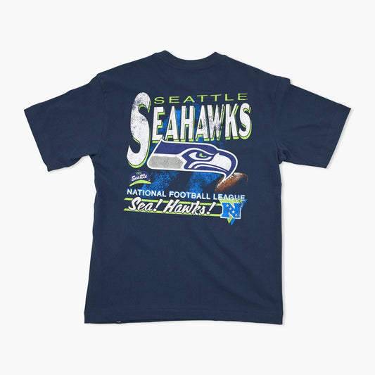 Seattle Seahawks Navy Under Bar Foundation T-Shirt