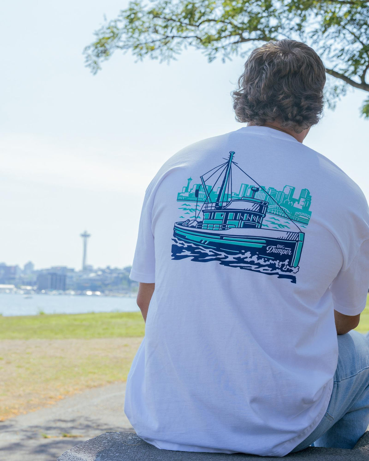 The Northwest Navigator White T-Shirt, Big Dumper Collection