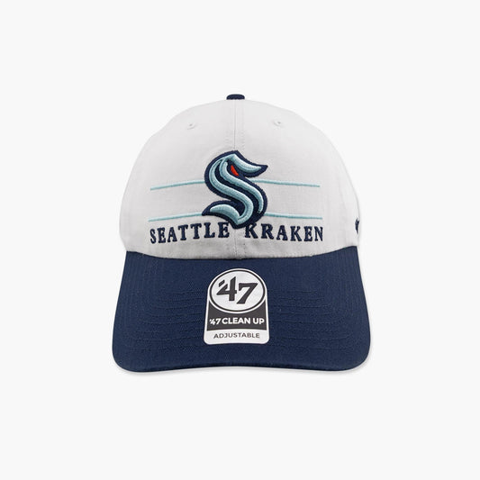 Seattle Kraken Double Header Clean Up Adjustable Hat