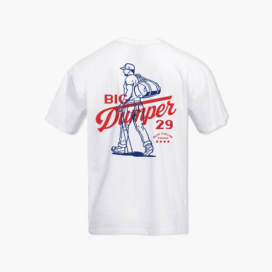 The Gameday White T-Shirt, Big Dumper Collection