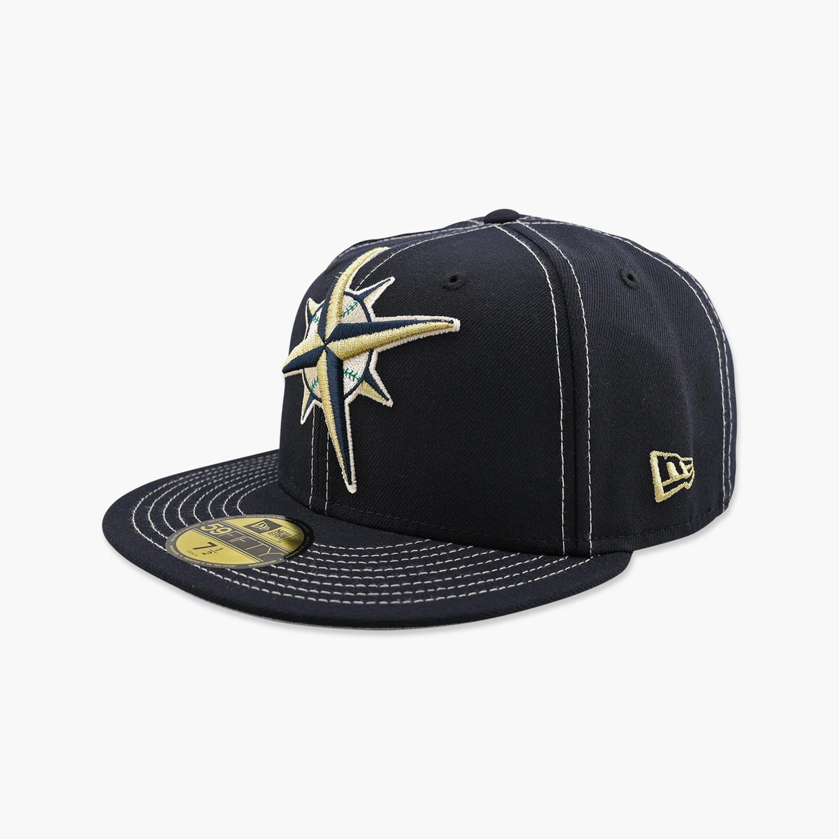 Seattle Mariners Navy Kingdome Compass Fitted Hat