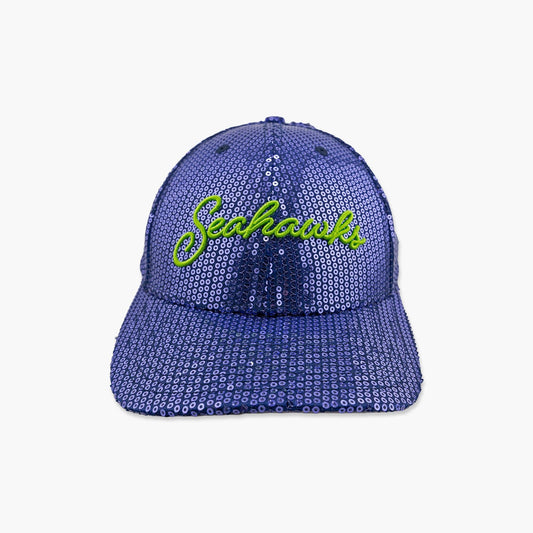 Seattle Seahawks Sequin Script Women's Hat