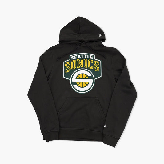 Seattle SuperSonics Black "S" Logo Hoodie