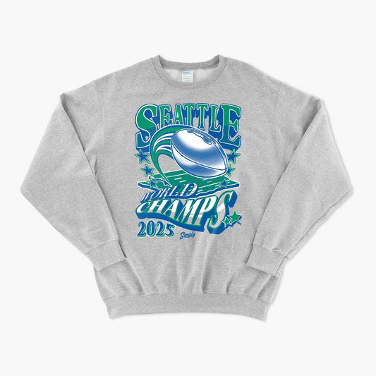 Evergreen State Legends 2025 World Champions Grey Crewneck