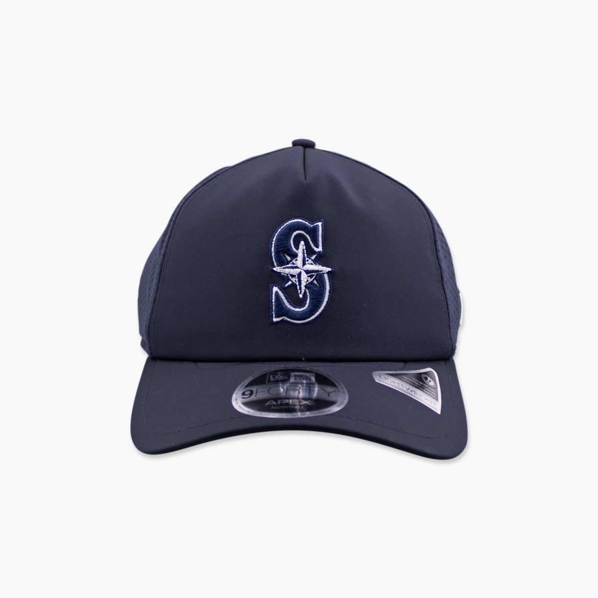 Seattle Mariners 2026 Batting Practice Navy "S" Apex Trucker Hat
