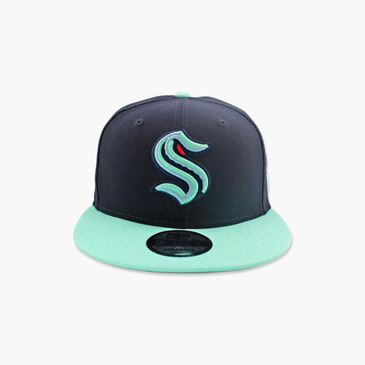 Seattle Kraken Two Tone Classic Logo Snapback