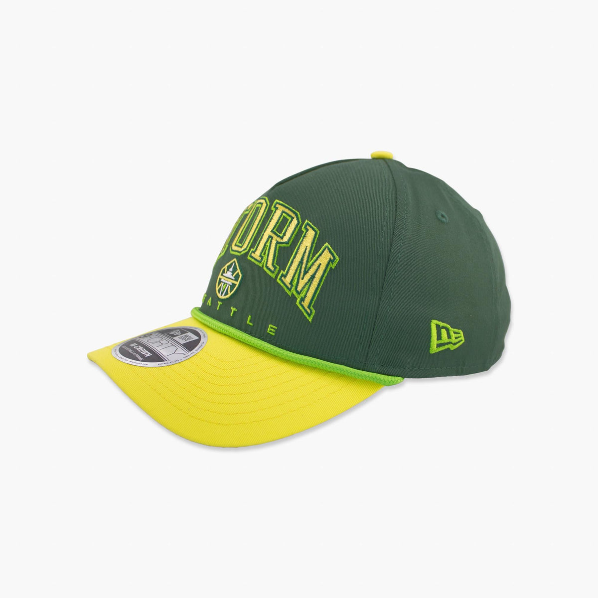 Seattle Storm Arched Curved Bill Snapback