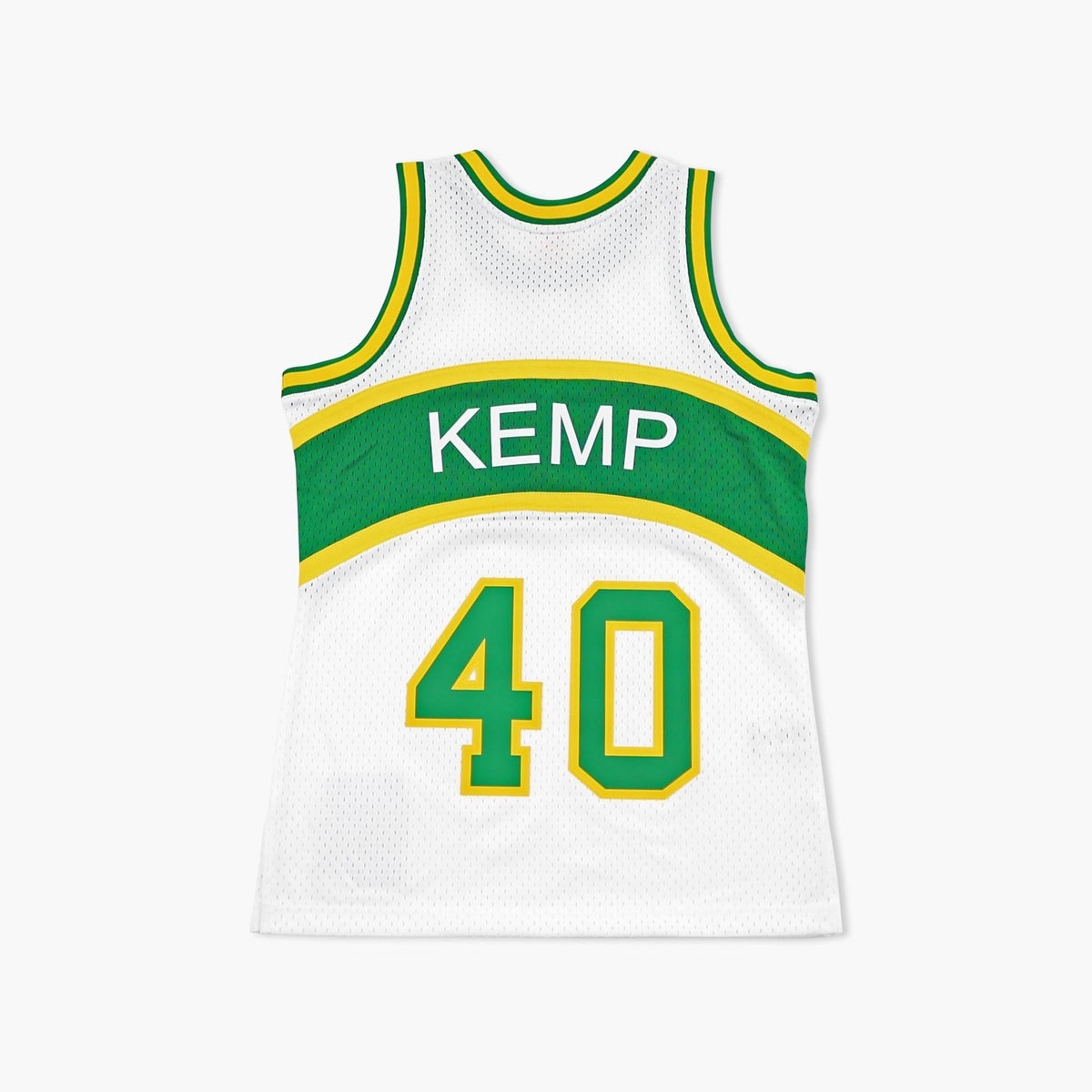 Seattle SuperSonics Shawn Kemp 1994 White Swingman Jersey