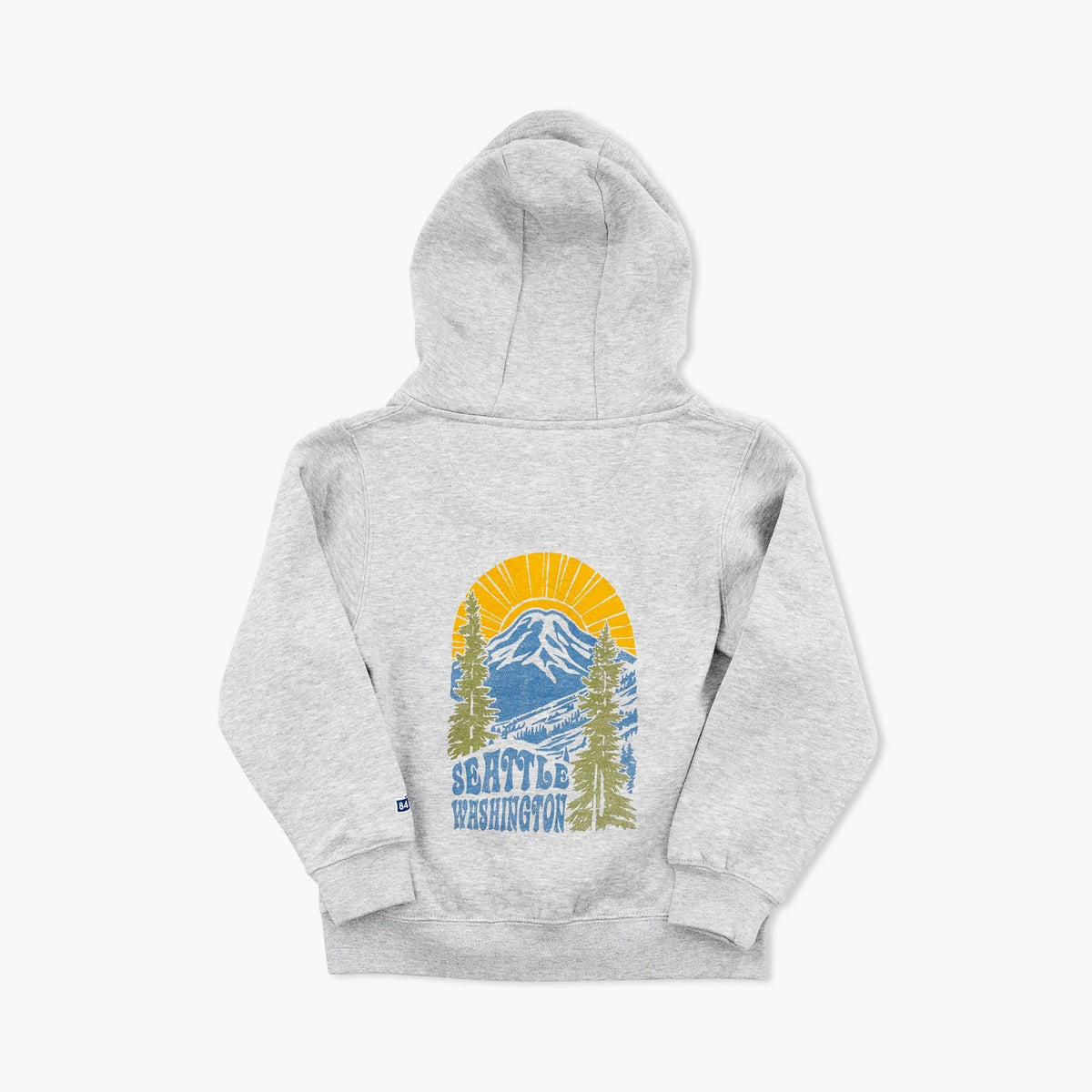 Gemmeous Heather Seattle Youth Full Zip Hoodie