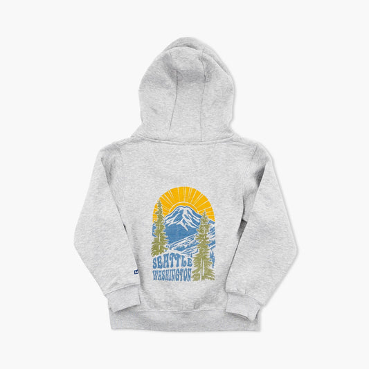 Gemmeous Heather Seattle Youth Full Zip Hoodie