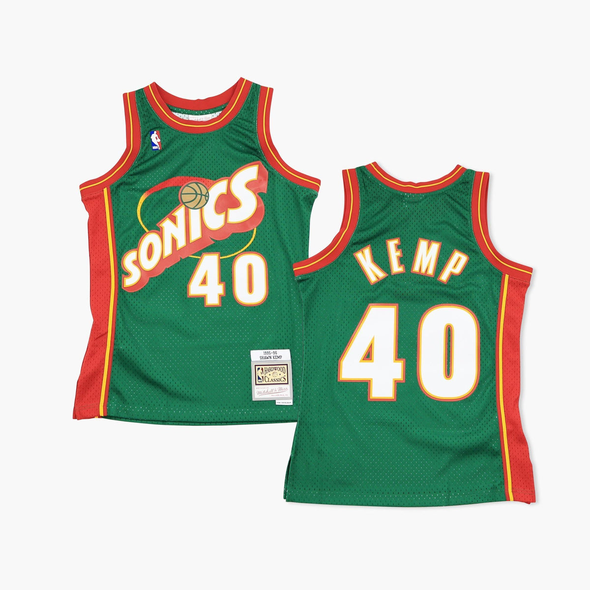 Seattle SuperSonics Shawn Kemp 1996 Green Swingman Jersey