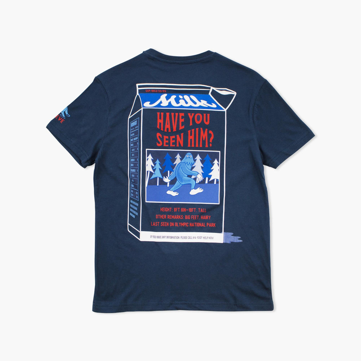 Chalo Seattle Milk Carton Navy T-Shirt