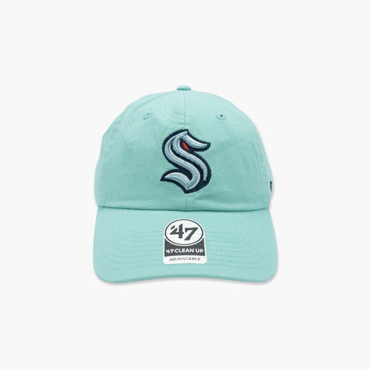 Seattle Kraken Seafoam Clean Up Adjustable Hat