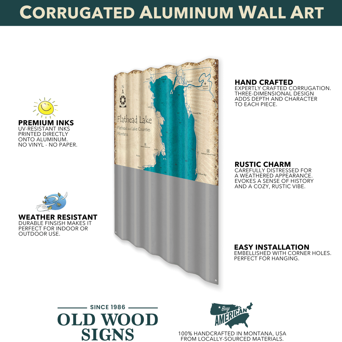 Washington Huskies: Sailor Dawg - Corrugated Metal Wall Art
