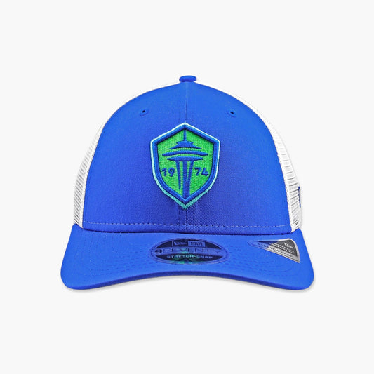 Seattle Sounders Royal Shield Trucker Hat