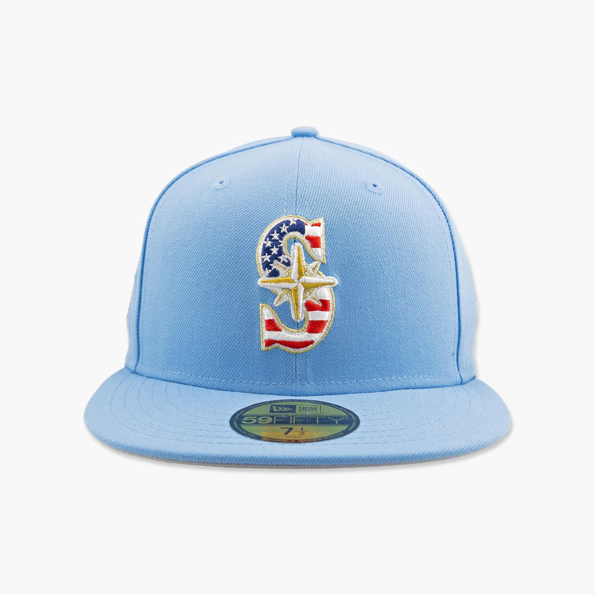Seattle Mariners Sky Blue Americana 250 Fitted Hat