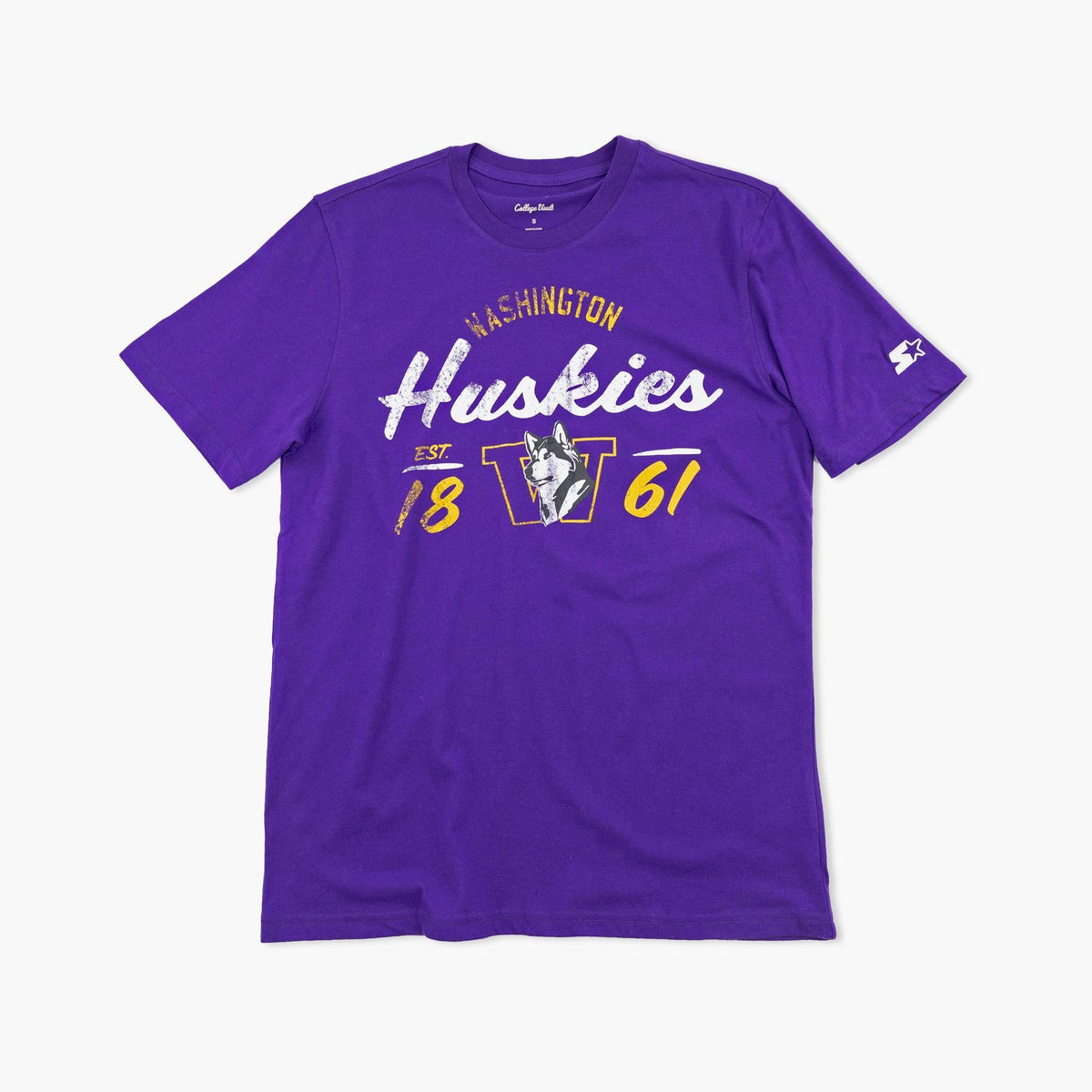 Washington Huskies Purple 1861 Heritage Script T-Shirt